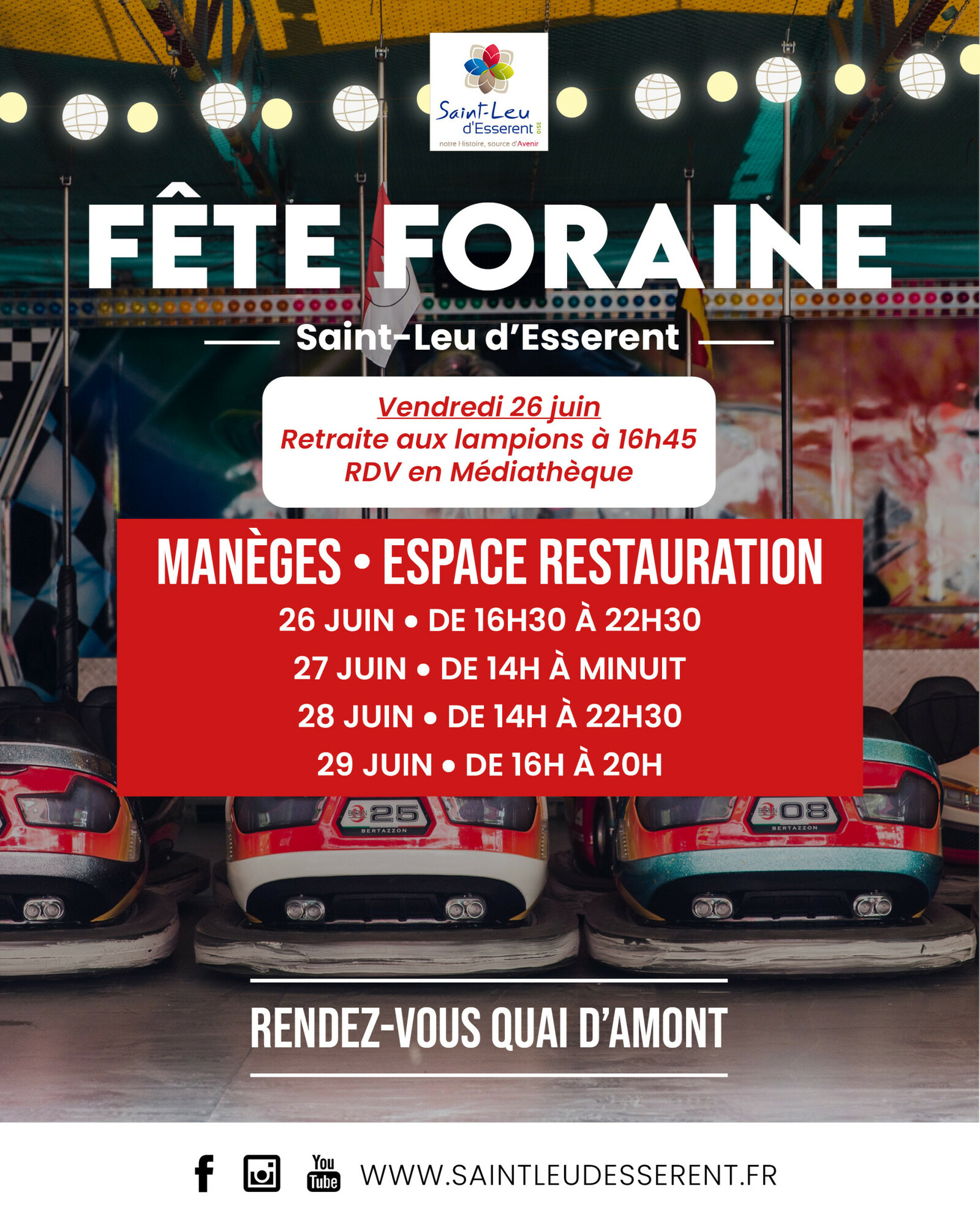 visuel de la f&ecirc;te foraine 2026